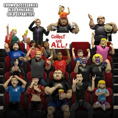 Ultimate Wrestling Crowd Fan Figures for WWE & AEW Wrestling Figures: Amber