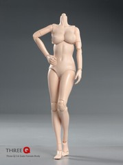 US STOCK 1/6 Pale Skin Large Breast Action Figure Body Half-seamless Breast body