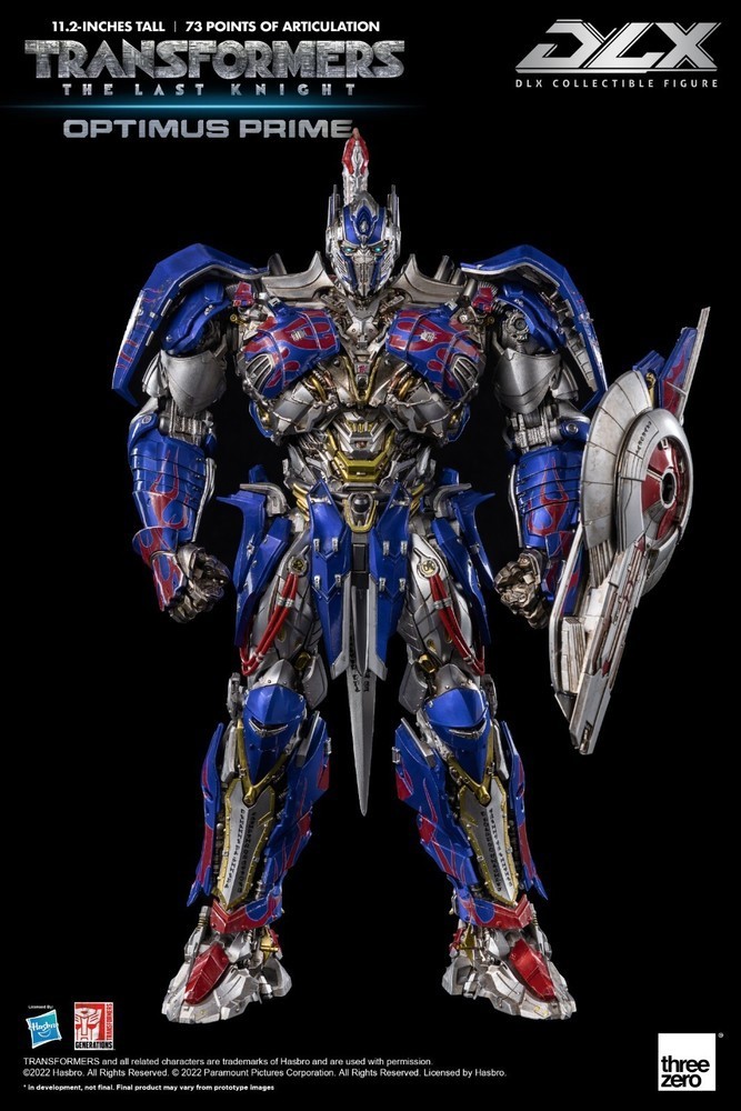 New ThreeZero Transformes: The Last Knight Optimus Prime DLX 11.2″ Action Figure