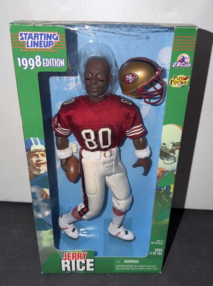 Kenner Starting Lineup Jerry Rice 12″ Action Figure San Fransisco 49ers NOS 1998