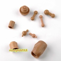 Universal 9Pcs Neck Joint Connector Fit 1/6 Scale 12″ Head Sculpt Hot Toys Body
