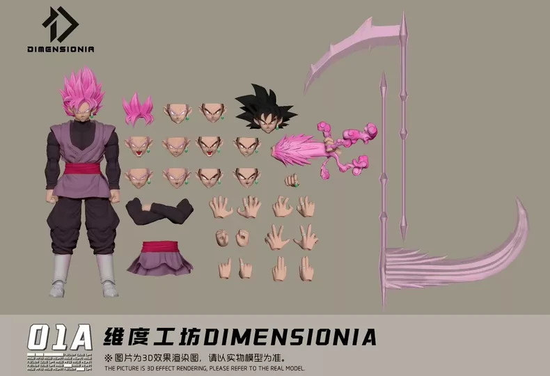 Dimensionia Dragon Ball God-Defier Goku Zamasu 1/12 Figure 01A/B/C 2026NEW Stock