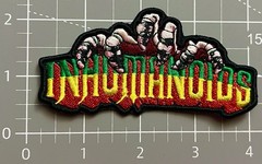 INHUMANOIDS embroidered figure patch action logo title symbol monsters mutant