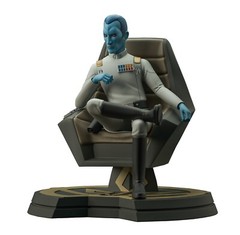 Star Wars Rebels Grand Admiral Thrawn on Throne Premier Collection Statue Figure