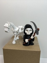 Halloween Grim Reaper & Skeleton Horse Set 3D Printed by Hypnotic Toys New