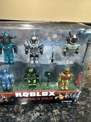 Roblox Champions of Roblox 15th Anniversary Edition Set. 6 Figures With Codes