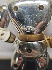 Vintage 1995 Bandai Silver Power Ranger 8″ Silver Chrome Action Figure