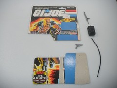 1986 Dr Mindbender Cobra Figure G.I. GI Joe 3.75 ARAH *Complete wrong color gun*