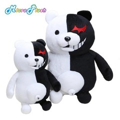 Danganronpa Monokuma Plush Toy 25/40cm Black White Bear Stuffed Doll Gift