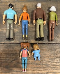 Lot Of 6 Beverly Hills Sweet Li’l Family Dollhouse People Figure LOVING FAMILY