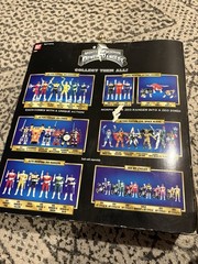 Mighty Morphin Power Rangers 8″ Gold Team Green White Ranger Tommy Bandai SEALED