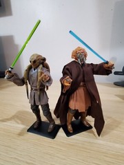 (LOT of 10) STAR WARS Black Series Custom Figure Stands Black – FREE SHIPPING