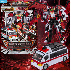 BLOODWING Metal Cardbot W Season 2 Transforming Robot Ambulance Car Toy Korea