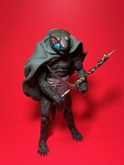 Gecko Head Sculpt Painted For Savage Crucible