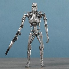 New 7″ Terminator 2 Judgment Day T-800 Endoskeleton Arnold Pvc Action Figure