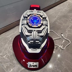 Autoking Iron Man Mk5 1:1 Helmet Wearable Voice-control Mask Cosplay Silver/Gold