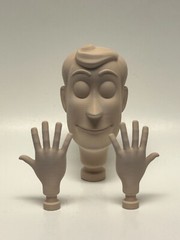 Toy Story Woody Doll 3D Printed Movie Accurate Head and Hands