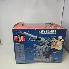 G.I. Joe Navy Gunner With Twin Mount Anti-Aircraft Mechanized 40mm Hasbro