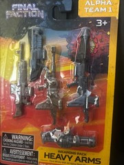 Final Faction Alpha Team 1, Weapons Pack HEAVY ARMS, New Sealed