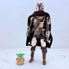 Star Wars The MANDALORIAN CHROME Ver. Din Djarin Child Jedi #256 Action Figure