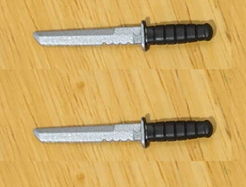 2x Marvel Legends KNIFE Custom Figure Fodder (Shield 3 Pack Nick Fury Dugan)