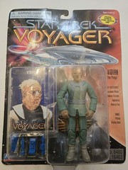 Star Trek VOYAGER, VIDIIAN Action Figure, Skybox Card 1996 PLAYMATES, Brand New