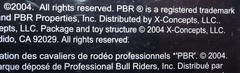 4 NOS 2004 PBR Micro Icon Series 1 Figures Bull Rider on Bull Trading Card Lot