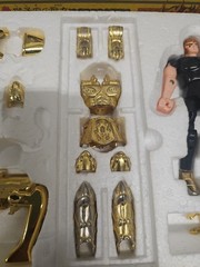 Vtg Bandai Saint Seiya Leo Aiolia Gold Cloth Saint Cloth Figure Missing Tail