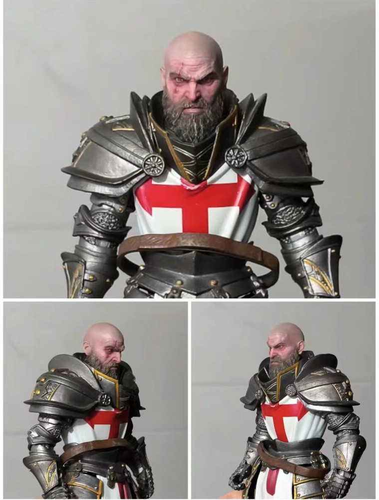 1/12 Painted Mythic Legions Fit Kratos Head Sculpt Painting Finish NO figure