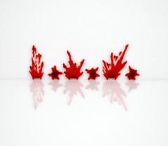 Modular Blood Effect Set for ~1/12 or six inch action figures – 14 piece set