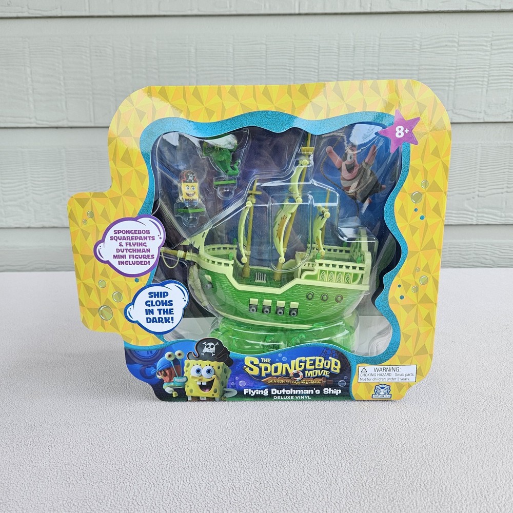 CultureFly Spongebob Squarepants Flying Dutchman’s Ship Deluxe Vinyl Figure