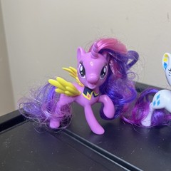 Hasbro My Little Pony 7 Mini Figure Set Mixed Lot Members-The Mane Six-Sparkle