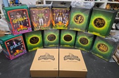 Super7 ULTIMATES! Mighty Morphin Power Rangers Set of 11 White, Green, Red, Bulk