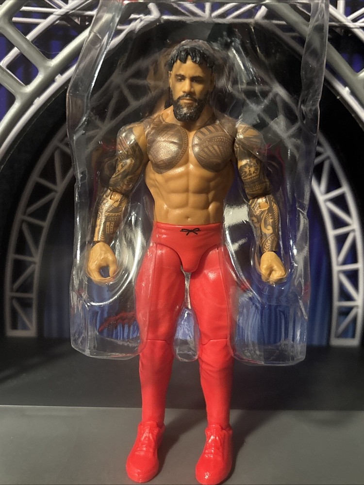 WWE MATTEL JEY USO WRESTLING FIGURE NETFLIX RARE HARD TO FIND BLOODLINE WWF NXT