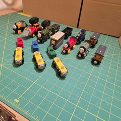 Thomas & Friends Wooden Railway Toy Train Lot – 14 Piece Mixed Vehicle Set