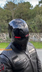 Iron Man Autoking Full Black MK5 Helmet Electronic Voice Activated Cosplay Mask