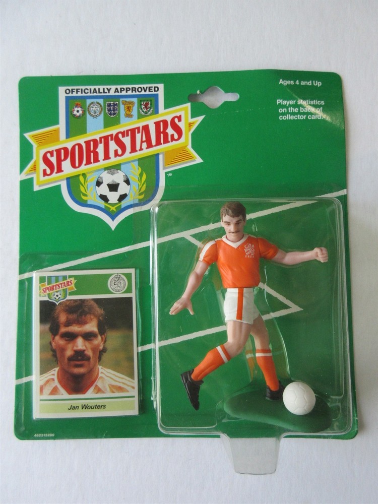 1989 Kenner Sport Stars Jan Wouters Soccer Starting Lineup SLU KNVB Sportstars