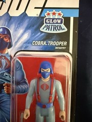 Super 7 G.I. Joe Cobra Trooper Glow Patrol Glow-in-the-Dark ReAction 3.75” GITD