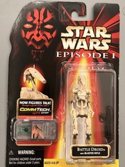 3PC Lot Hasbro Star Wars Episode 1 CommTech Collection 1 Action Figures SEALED