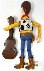 Disney Pixar Toy Story 2 Strummin’ Singin’ Woody Doll Guitar & Hat 1999 Works