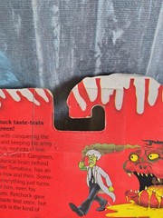 Vintage Attack of the Killer Tomatoes Dr. Gangreen & Ketchuk Carded Figure Toy