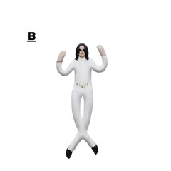Michael Jackson Cosplay Doll Plush Stuffed Figure Abstract Joint Mobility Toy US