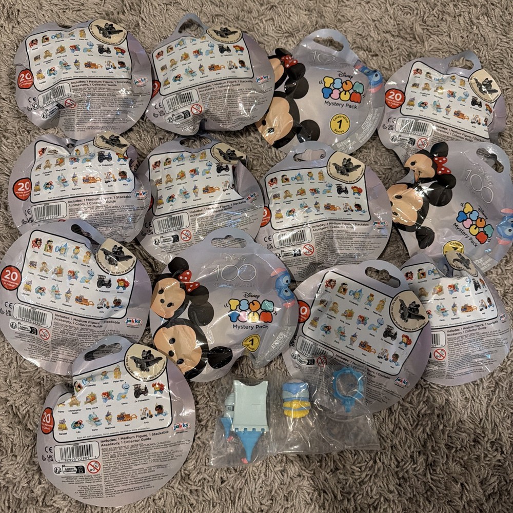 TSUM TSUM Mystery Pack Disney 100 Years of Wonder Celebration Series # 1 Lot
