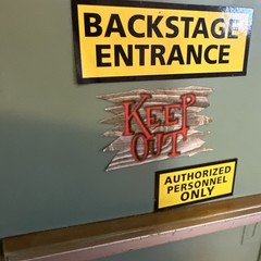 WWE WWF Jakks Back Stage Brawl Accessory Door Only Part Playset piece