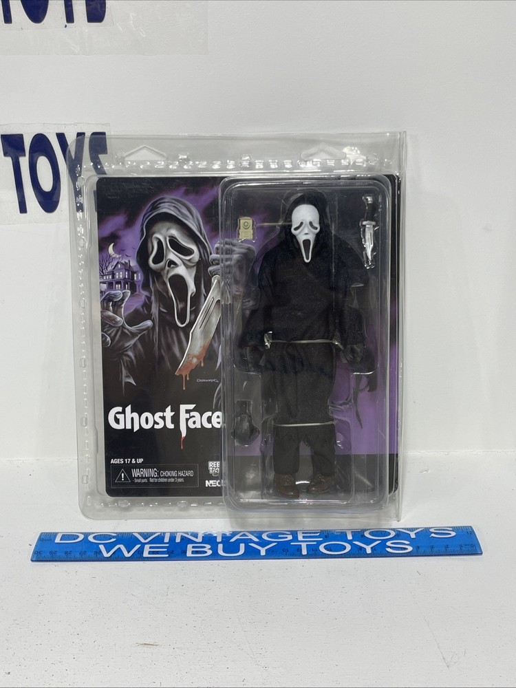 NECA Scream Ghostface 8” Action Figure Ghost Face Reel Toys Fast Shipping 🔥