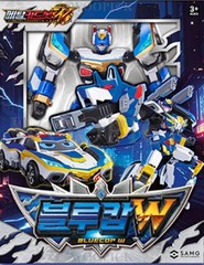 Metal Cardbot W Season3 4-Robot Set HEAVY IRON W+PANTHOM HORNET+TIGUN+BLUE COP W