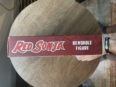 NJ Croce Red Sonja She Devil 5.5″ Bendable Action Figure NIB Sword Axe Shield