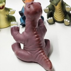 1988 Land Before Time Pizza Hut Hand Puppets Complete Set of 6 VTG Amblin Figure