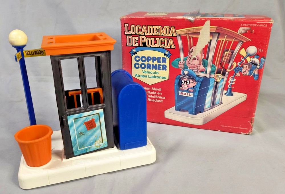 ULTRA RARE 1988 Police Academy Copper Corner with BOX JOCSA ARGENTINA