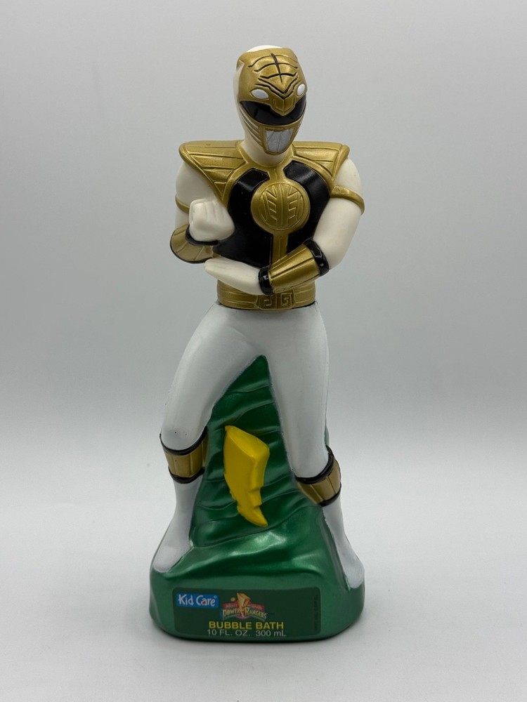 Kid Care MMPR Power Rangers White Ranger Bubble Bath 10 FL OZ *New
